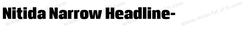 Nitida Narrow Headline字体转换